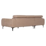 ΚΑΝΑΠΕΣ ΑΡΙΣΤΕΡΗ ΓΩΝΙΑ DIVYA HM3267.11L ΜΠΕΖ ΥΦΑΣΜΑ 260x100-174x104Υεκ. - Image 5