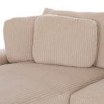 ΚΑΝΑΠΕΣ ΑΡΙΣΤΕΡΗ ΓΩΝΙΑ CRANFIELD HM3287.02L ΜΠΕΖ ΡΙΓΕ ΥΦΑΣΜΑ 315x167(γωνία)x67Υεκ. - Image 6