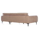 ΚΑΝΑΠΕΣ ΔΕΞΙΑ ΓΩΝΙΑ DIVYA HM3267.11R ΜΠΕΖ ΥΦΑΣΜΑ 260x100-174x104Υεκ. - Image 5