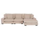 ΚΑΝΑΠΕΣ ΔΕΞΙΑ ΓΩΝΙΑ CRANFIELD HM3287.02R ΜΠΕΖ ΡΙΓΕ ΥΦΑΣΜΑ 315x167(γωνία)x67Υεκ. - Image 3