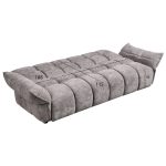 ΚΑΝΑΠΕΣ ΚΡΕΒΑΤΙ MELU HM3314.01 ΓΚΡΙ ΥΦΑΣΜΑ--ΚΑΘΙΣΜΑ POCKET SPRINGS 240-250x90x85Υεκ. - Image 3