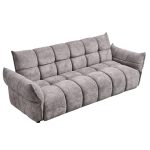 ΚΑΝΑΠΕΣ ΚΡΕΒΑΤΙ MELU HM3314.01 ΓΚΡΙ ΥΦΑΣΜΑ--ΚΑΘΙΣΜΑ POCKET SPRINGS 240-250x90x85Υεκ. - Image 5