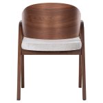 ΚΑΡΕΚΛΑ NERO HM9972 RUBBERWOOD ΣΕ ΚΑΡΥΔΙ-ΓΚΡΙ ΥΦΑΣΜΑ ΚΑΘΙΣΜΑ 56x56x78Yεκ. - Image 6