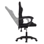 ΚΑΡΕΚΛΑ GAMING STRATUS HM1231.01 ΜΑΥΡΟ PVC--ΜΕ ΜΑΞIΛΑΡΑΚΙΑ ΜΕΣΗΣ/ΚΕΦΑΛΗΣ 60x59x117Υεκ - Image 4
