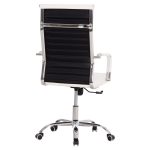 ΚΑΡΕΚΛΑ ΓΡΑΦΕΙΟΥ BOSS ΔΙΕΥΘΥΝΤΟΥ HM1059.32 ΛΕΥΚΟ PU ΠΟΔΙ ΧΡΩΜΙΟΥ 53x57x109Υεκ. - Image 5