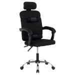 ΚΑΡΕΚΛΑ ΓΡΑΦΕΙΟΥ CRONER HM1196.01 ΜΑΥΡΟ MESH-ΜΕΤΑΛ.ΒΑΣΗ 58x99x120Υεκ.