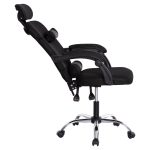 ΚΑΡΕΚΛΑ ΓΡΑΦΕΙΟΥ CRONER HM1196.01 ΜΑΥΡΟ MESH-ΜΕΤΑΛ.ΒΑΣΗ 58x99x120Υεκ. - Image 5