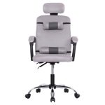ΚΑΡΕΚΛΑ ΓΡΑΦΕΙΟΥ CRONER HM1196.02 ΓΚΡΙ MESH-ΜΕΤΑΛ.ΒΑΣΗ 58x67x124Υεκ. - Image 3