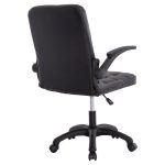 ΚΑΡΕΚΛΑ ΓΡΑΦΕΙΟΥ PORTIMA HM1197.01 ΜΑΥΡΟ PVC-ΣΚΕΛΕΤΟΣ & ΒΑΣΗ 69x57x97Υεκ. - Image 5
