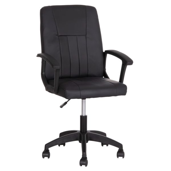 ΚΑΡΕΚΛΑ ΓΡΑΦΕΙΟΥ NIM HM1200.01 ΜΑΥΡΟ PVC-ΜΑΥΡΟΣ ΣΚΕΛΕΤΟΣ & ΒΑΣΗ 58x65x100Υεκ