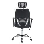 ΚΑΡΕΚΛΑ ΓΡΑΦΕΙΟΥ BRIEF HM1206.02 ΓΚΡΙ MESH--ΒΑΣΗ ΧΡΩΜΙΟΥ 63x64x122Υεκ. - Image 6