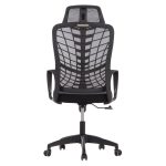 ΚΑΡΕΚΛΑ ΓΡΑΦΕΙΟΥ ELVAR HM1219.01 ΜΑΥΡO MESH--ΒΑΣΗ ΠΟΛΥΠΡΟΠΥΛΕΝΙΟΥ 63x56x125Υεκ - Image 6