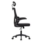 ΚΑΡΕΚΛΑ ΓΡΑΦΕΙΟΥ KESI HM1222.01 ΜΑΥΡO MESH & PP 61x62x125Υεκ. - Image 4