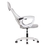 ΚΑΡΕΚΛΑ ΓΡΑΦΕΙΟΥ SALAS HM1223.02 P.P. ΛΕΥΚΟ-ΓΚΡΙ MESH ΥΦΑΣΜΑ 57x71x110-120Υεκ - Image 4