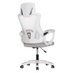 ΚΑΡΕΚΛΑ ΓΡΑΦΕΙΟΥ SALAS HM1223.02 P.P. ΛΕΥΚΟ-ΓΚΡΙ MESH ΥΦΑΣΜΑ 57x71x110-120Υεκ - Image 5