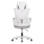 ΚΑΡΕΚΛΑ ΓΡΑΦΕΙΟΥ SALAS HM1223.02 P.P. ΛΕΥΚΟ-ΓΚΡΙ MESH ΥΦΑΣΜΑ 57x71x110-120Υεκ - Image 6