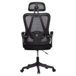 ΚΑΡΕΚΛΑ ΓΡΑΦΕΙΟΥ FRANTIC HM1224.01 ΜΑΥΡO MESH & ΠΟΛΥΠΡΟΠΥΛΕΝΙΟ 60x66x130Υεκ - Image 6