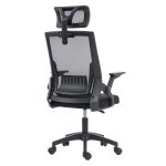 ΚΑΡΕΚΛΑ ΓΡΑΦΕΙΟΥ MATRON HM1226.01 ΜΑΥΡO PP & MESH ΥΦΑΣΜΑ 47x47x128Υεκ - Image 5