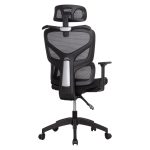 ΚΑΡΕΚΛΑ ΓΡΑΦΕΙΟΥ APEX HM1227.01 ΜΑΥΡO MESH & PP 70x66x113-130Υεκ - Image 5