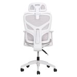 ΚΑΡΕΚΛΑ ΓΡΑΦΕΙΟΥ APEX HM1227.02 ΛΕΥΚΟ PP--ΑΝΟΙΧΤΟ ΓΚΡΙ MESH 70x66x113-130Υεκ - Image 6