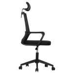 ΚΑΡΕΚΛΑ ΓΡΑΦΕΙΟΥ VELOCITY HM1229.01 ΜΑΥΡO MESH & PP 60x62x123Υεκ - Image 4