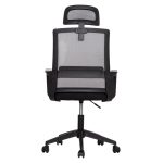 ΚΑΡΕΚΛΑ ΓΡΑΦΕΙΟΥ VELOCITY HM1229.01 ΜΑΥΡO MESH & PP 60x62x123Υεκ - Image 6