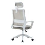 ΚΑΡΕΚΛΑ ΓΡΑΦΕΙΟΥ VELOCITY HM1229.02 ΛΕΥΚΟ PP--ΑΝΟΙΧΤΟ ΓΚΡΙ MESH 60x62x123Υεκ - Image 5