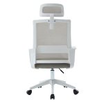 ΚΑΡΕΚΛΑ ΓΡΑΦΕΙΟΥ VELOCITY HM1229.02 ΛΕΥΚΟ PP--ΑΝΟΙΧΤΟ ΓΚΡΙ MESH 60x62x123Υεκ - Image 6