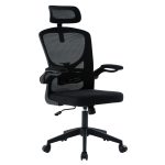ΚΑΡΕΚΛΑ ΓΡΑΦΕΙΟΥ FLOATER HM1230.01 ΜΑΥΡO MESH & PP 62x62x115-125Υεκ