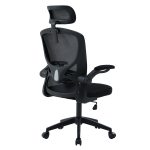 ΚΑΡΕΚΛΑ ΓΡΑΦΕΙΟΥ FLOATER HM1230.01 ΜΑΥΡO MESH & PP 62x62x115-125Υεκ - Image 5