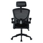 ΚΑΡΕΚΛΑ ΓΡΑΦΕΙΟΥ FLOATER HM1230.01 ΜΑΥΡO MESH & PP 62x62x115-125Υεκ - Image 6