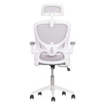 ΚΑΡΕΚΛΑ ΓΡΑΦΕΙΟΥ FLOATER HM1230.02 ΛΕΥΚΟ PP--ΑΝΟΙΧΤΟ ΓΚΡΙ MESH 62x62x115-125Υεκ - Image 6