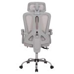 ΚΑΡΕΚΛΑ ΓΡΑΦΕΙΟΥ BARNET HM18258.02 ΓΚΡΙ MESH-ΓΚΡΙ ΣΚΕΛΕΤΟΣ NYLON 61x62x123Υ - Image 6