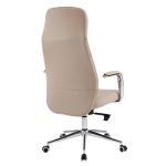 ΚΑΡΕΚΛΑ ΓΡΑΦΕΙΟΥ TEETER HM18355.02 ΜΠΕΖ PU ΔΕΡΜΑ--ΒΑΣΗ ΧΡΩΜΙΟΥ 67x66x121Υεκ - Image 5