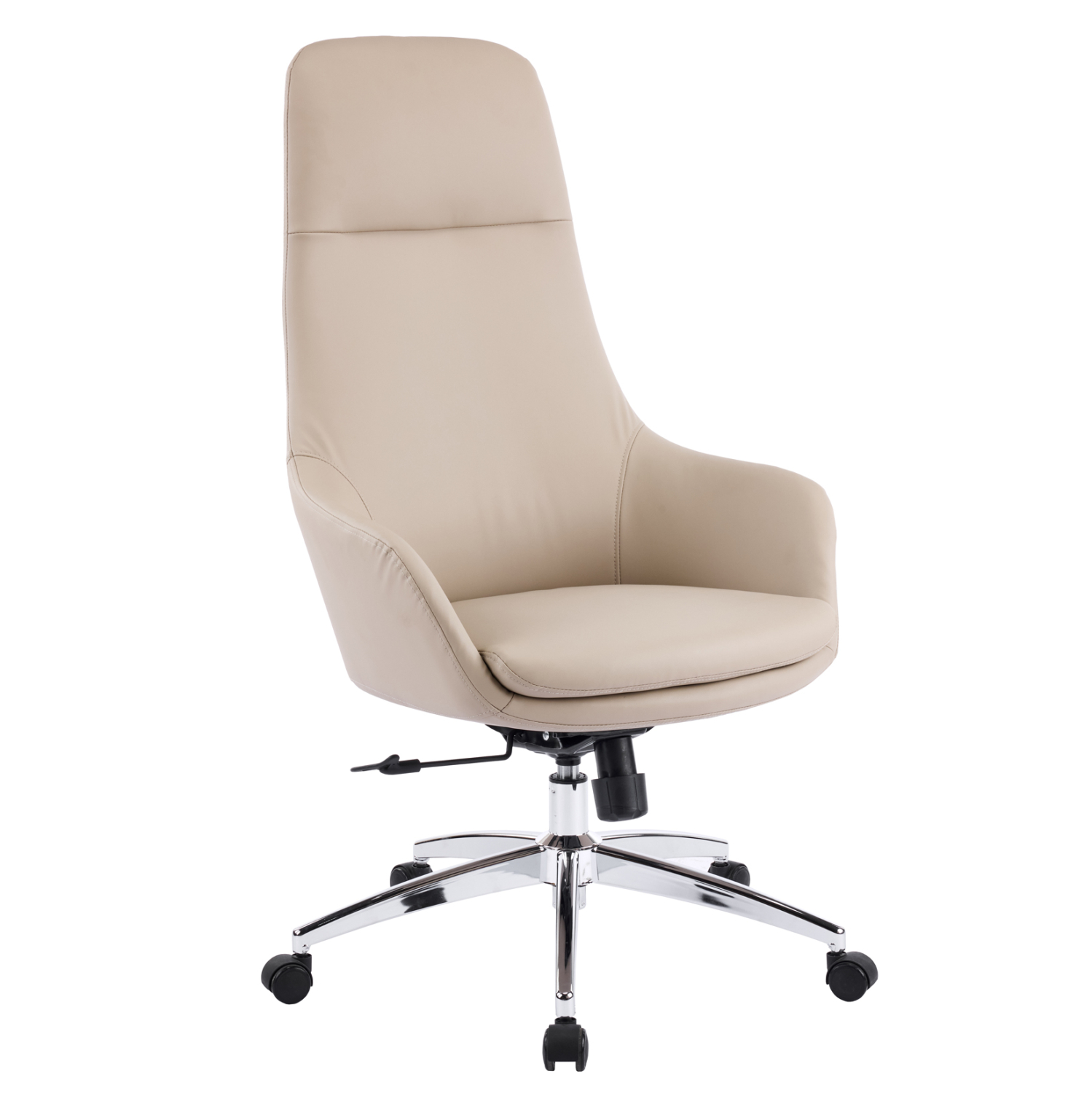 karekla-grafeioy-fb91835902-mpez-pu-derm ΚΑΡΕΚΛΑ ΓΡΑΦΕΙΟΥ BEKKER HM18359.02 ΜΠΕΖ PU ΔΕΡΜΑ--ΒΑΣΗ ΧΡΩΜΙΟΥ 67x67x126Υεκ - Image 1