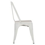 ΚΑΡΕΚΛΑ ΜΕΤΑΛΛΙΚΗ MELITA-PRO HM8641.41 ΛΕΥΚΟ ΜΑΤ 44x47x84.5Υεκ. - Image 4