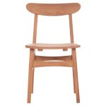 ΚΑΡΕΚΛΑ ΤΡΑΠΕΖΑΡΙΑΣ ΕΞ.ΧΩΡΟΥ ROBBIE HM18115 ΞΥΛΟ TEAK--ΦΥΣΙΚΟ 48x51x82Υεκ. - Image 3