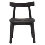 KΑΡΕΚΛΑ ΤΡΑΠΕΖΑΡΙΑΣ OSORIO HM18335.02 RUBBERWOOD & ΣΧΟΙΝΙ ΣΕ ΜΑΥΡΟ 51x55x74Υεκ - Image 3
