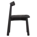 KΑΡΕΚΛΑ ΤΡΑΠΕΖΑΡΙΑΣ OSORIO HM18335.02 RUBBERWOOD & ΣΧΟΙΝΙ ΣΕ ΜΑΥΡΟ 51x55x74Υεκ - Image 4