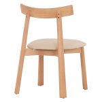KΑΡΕΚΛΑ ΤΡΑΠΕΖΑΡΙΑΣ OSORIO HM18335.11 RUBBERWOOD ΦΥΣΙΚΟ-ΕΚΡΟΥ PU 51x55x74Υεκ - Image 5