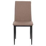 ΚΑΡΕΚΛΑ ΤΡΑΠΕΖΑΡΙΑΣ PERKY HM18347.04 ΜΠΕΖ ΥΦΑΣΜΑ-ΜΕΤΑΛ. ΠΟΔΙΑ ΜΑΥΡΑ 44x60x87Υεκ - Image 3