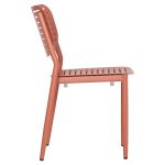 ΚΑΡΕΚΛΑ ΤΡΑΠΕΖΑΡΙΑΣ HILLIARD HM6645.08 ΑΛΟΥΜΙΝΙΟ ΣΕ TERRACOTTA 46x54x78Υεκ - Image 4