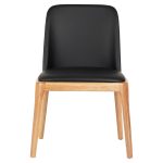 KΑΡΕΚΛΑ ΤΡΑΠΕΖΑΡΙΑΣ FURLAN HM9944.01 RUBBERWOOD-ΜΑΥΡΟ PU 54,5x58x86Υεκ - Image 3