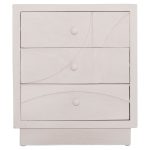 ΚΟΜΟΔΙΝΟ ΣΕΙΡΑ SANTORINI HM18047 MDF ΣΕ ΥΠΟΛΕΥΚΟ ΧΡΩΜΑ-3 ΣΥΡΤΑΡIA 48x38x55,5Υεκ. - Image 3
