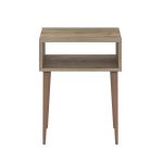 ΚΟΜΟΔΙΝΟ TODD HM18183.04 ΜΕΛΑΜΙΝΗ ΟΑΚ-ΠΟΔΙΑ ΦΥΣΙΚΟ 45x30x58Υεκ. - Image 2