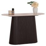 ΚΟΝΣΟΛΑ CATER HM18323 ΚΕΡΑΜΙΚΟ TOP ΟΨΗ ΤΡΑΒΕΡΤΙΝΑΣ-MDF ΒΑΣΗ 120x40x78Υεκ.