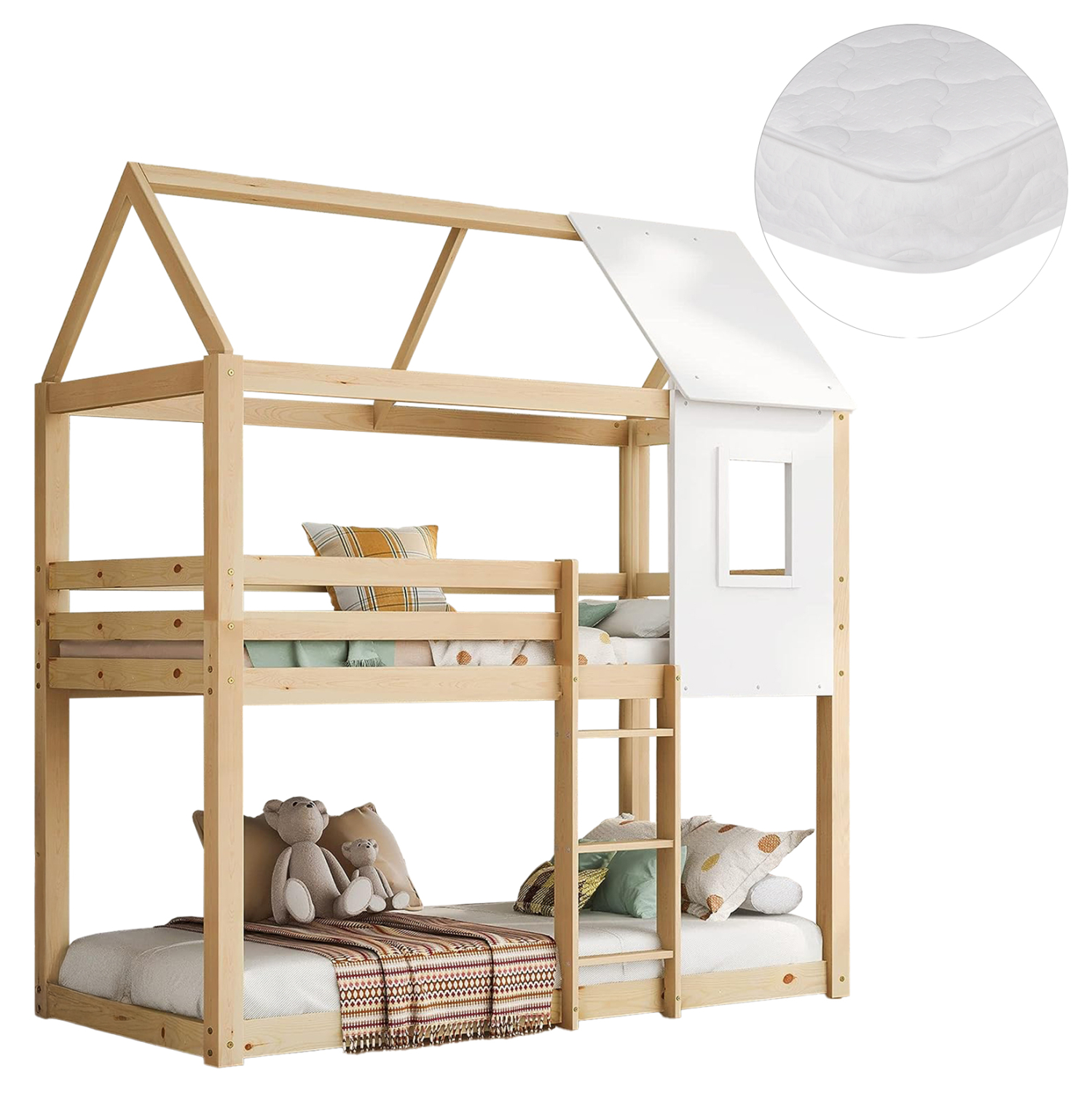 koyketa-paidiki-me-2-stromata-fb921314-x ΚΟΥΚΕΤΑ ΠΑΙΔΙΚΗ ΜΕ 2 ΣΤΡΩΜΑΤΑ HOOD HM21314 ΞΥΛΟ ΠΕΥΚΟΥ ΦΥΣΙΚΟ--ΣΤΡΩΜΑΤΑ 90x190εκ - Image 1