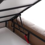 ΚΡΕΒΑΤΙ ΔΙΠΛΟ ΜΕ ΣΤΡΩΜΑ & ΑΠΟΘ.ΧΩΡΟ REMO HM21167 ΜΠΕΖ ΜΠΟΥΚΛΕ--ΓΙΑ 160x200εκ - Image 6