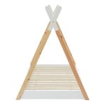 ΚΡΕΒΑΤΙ ΠΑΙΔΙΚΟ MUNK HM699.03 τ.MONTESSORI ΞΥΛΟ ΠΕΥΚΟΥ ΦΥΣΙΚΟ-ΛΕΥΚΟ- 190x90εκ - Image 5