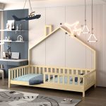 ΚΡΕΒΑΤΙ ΠΑΙΔΙΚΟ HOUSER HM740.01 τ.MONTESSORI ΞΥΛΟ ΠΕΥΚΟ ΦΥΣΙΚΟ--ΓΙΑ 190x90εκ - Image 4